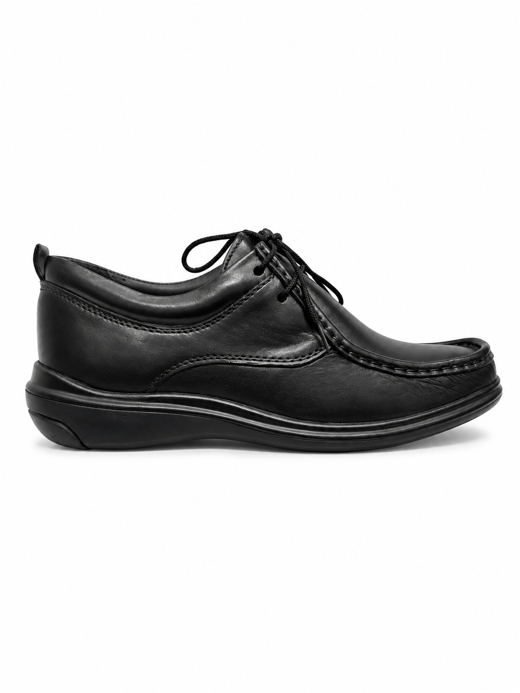 NOBLE Classic Moc Toe Lace-Up Casual Shoe