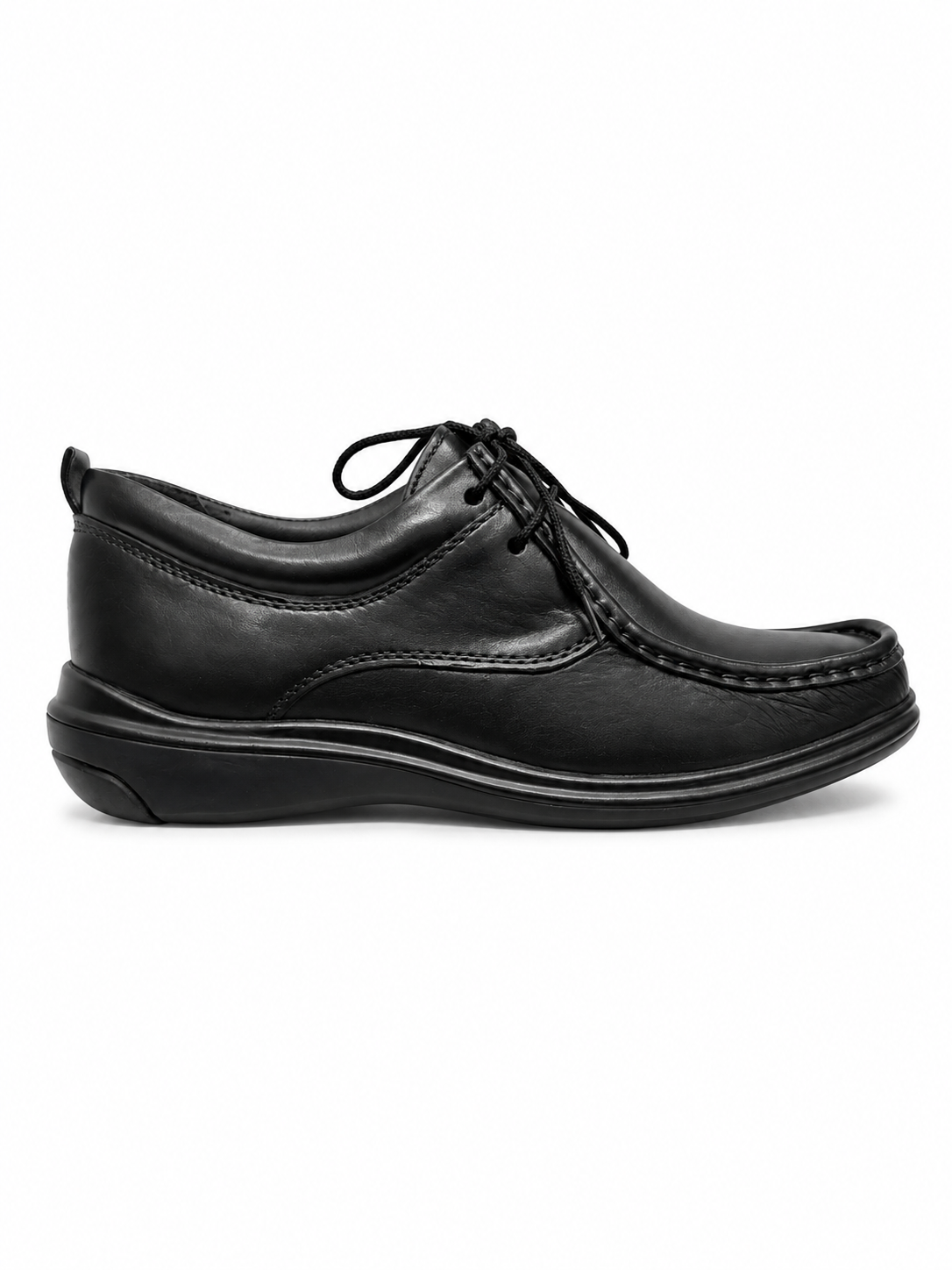 NOBLE Classic Moc Toe Lace-Up Casual Shoe