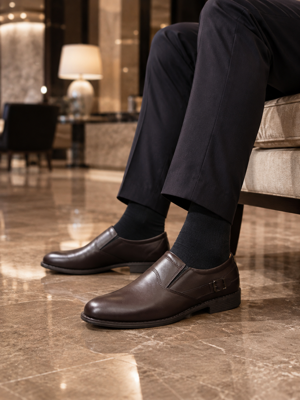 NOBLE Executive Buckle Formal Slip-On