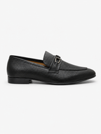 NOBLE Textured Horsebit Leather Loafer