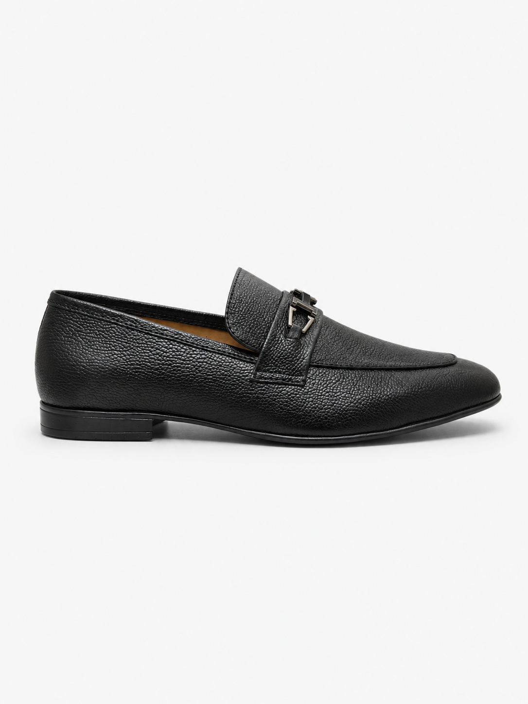 NOBLE Textured Horsebit Leather Loafer