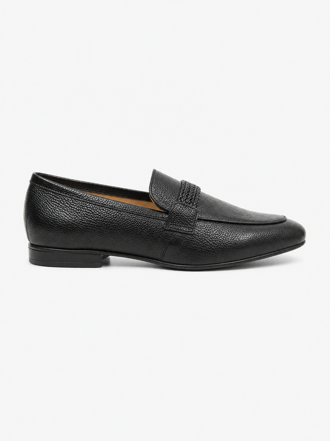 NOBLE Braided Strap Leather Loafer