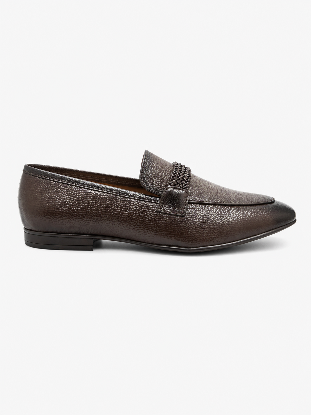 NOBLE Braided Strap Leather Loafer