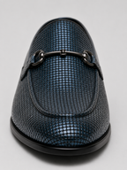 NOBLE Textured Horsebit Loafers